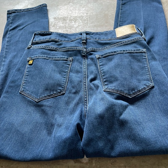 Anne Klein High Rise Slim Straight Jeans - Picture 4 of 6